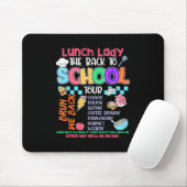 Mittag-Dame Zurück in die Schule Crew Mousepad (Mit Mouse)