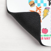 Mittag-Dame Zurück in die Schule Crew Mousepad (Ecke)