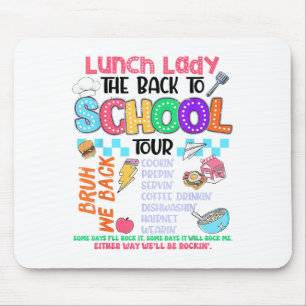 Mittag-Dame Zurück in die Schule Crew Mousepad