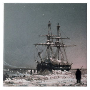 Mittag: In der Mitte des Winters tragen Sie Fliese