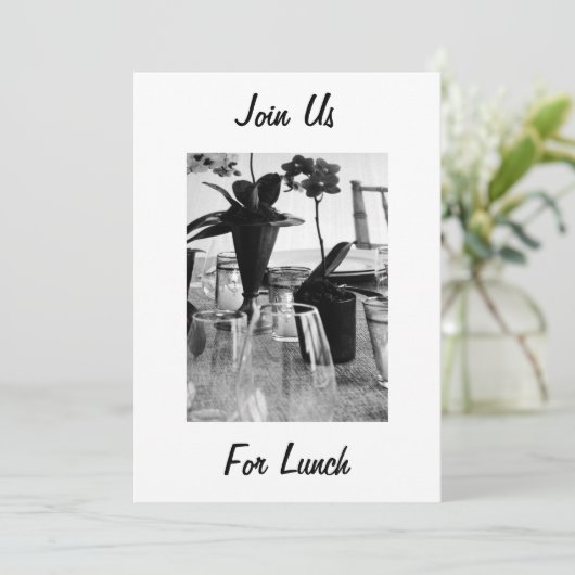 MITTAG MIT UNS - EINLADUNG (Stehend Vorderseite)