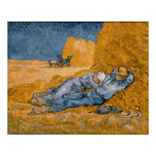 Mittag – Ruhepause von Vincent Van Gogh Poster