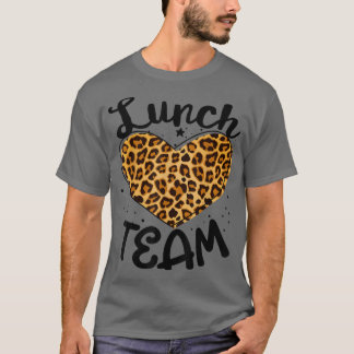 Mittag Team Gruppe Leopard Matching School Spirit  T-Shirt