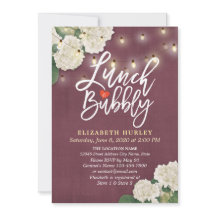 Mittag- und Brautparty-Blume mit String Lights