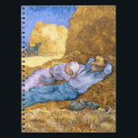 Mittag Vincent van Goghs |, der Siesta, nach Hirse Notizblock<br><div class="desc">Bild-Sammlungs-Zahl:  Mittag XIR33780 oder der Siesta,  nach Hirse,  1890 (Öl auf Leinwand). Gogh,  (1853-90) Öl Vincent-Packwagens auf Leinwand. Musee d'Orsay,  Paris,  Frankreich Giraudon.  1890</div>