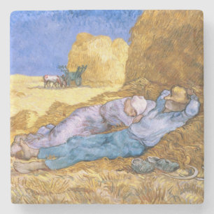 Mittag Vincent van Goghs , der Siesta, nach Hirse Steinuntersetzer