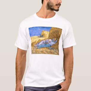 Mittag Vincent van Goghs  , der Siesta, nach Hirse T-Shirt