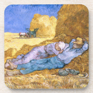 Mittag Vincent van Goghs  , der Siesta, nach Hirse Untersetzer