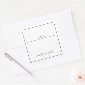 MITTAGESKLEITER QUADRATISCHER AUFKLEBER (Umschlag)