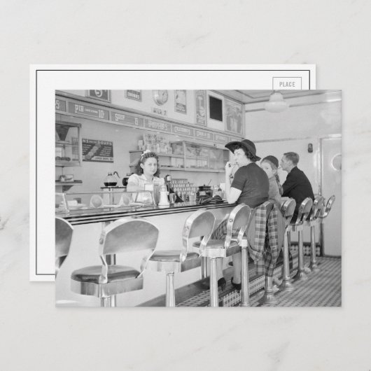 Mittagessen, 1941 postkarte (Vorne/Hinten)