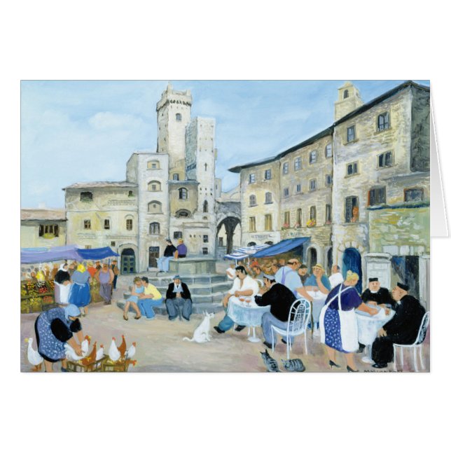 Mittagessen am Marktplatz (Vorderseite (Horizontal))