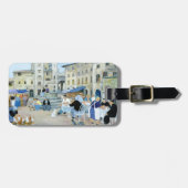 Mittagessen am Marktplatz Gepäckanhänger (Vorderseite horizontal)