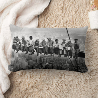 Mittagessen am Wolkenkratzer C1932 Ironworker NYC Lendenkissen