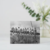 Mittagessen am Wolkenkratzer - New York - 1932 Postkarte (Stehend Vorderseite)