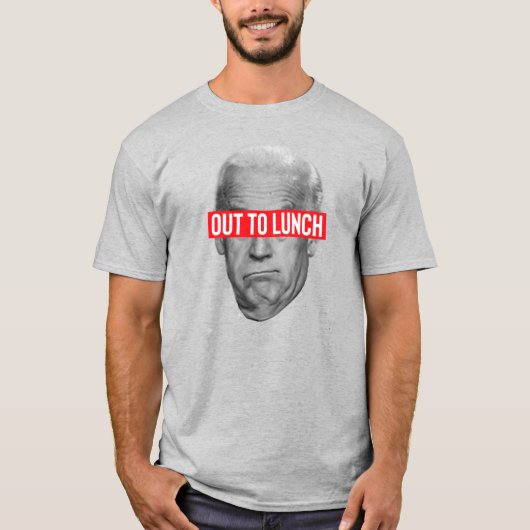Mittagessen | Anti Joe Biden T-Shirt (Vorderseite)