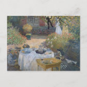 Mittagessen Claude Monets |: Monets Garten Postkarte (Vorderseite)