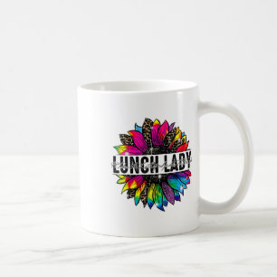 Mittagessen Dame Sonnenblume Leopard Tie Dye Ck Zu Kaffeetasse