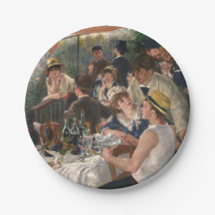Mittagessen der Ruderpartie - Auguste Renoir Pappteller