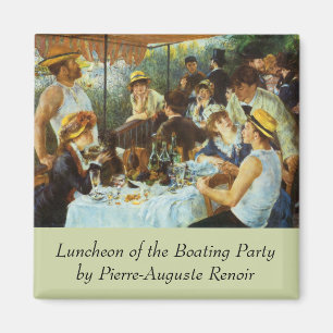 Mittagessen der Ruderpartie von Pierre Renoir Magnet