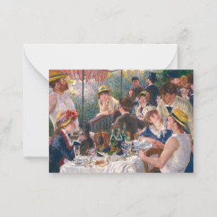 Mittagessen des Party, 1880 von Renoir Mitteilungskarte
