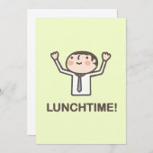 Mittagessen! Einladung (Vorne/Hinten)