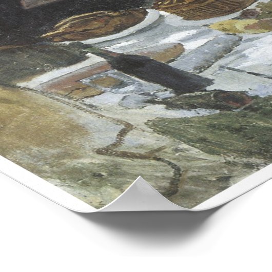 Mittagessen im Gras, 1865 Poster (Ecke)