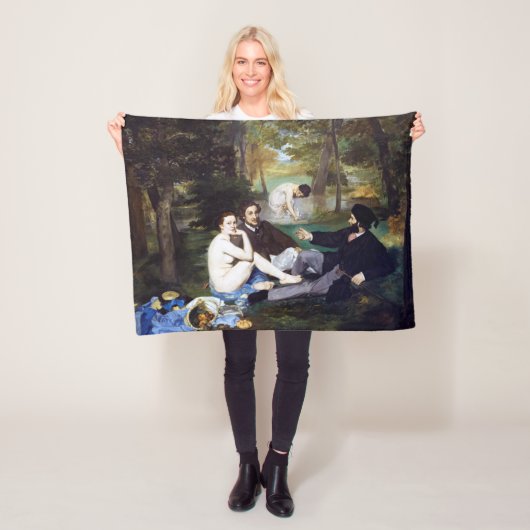 Mittagessen im Gras, Manet Fleecedecke (Beispiel)