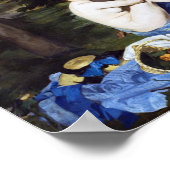Mittagessen im Gras, Manet Poster (Ecke)