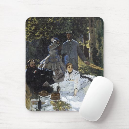 Mittagessen im Gras Mousepad (Mit Mouse)