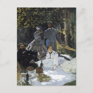 Mittagessen im Gras Postkarte