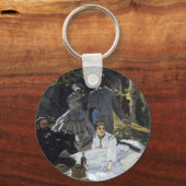 Mittagessen im Gras Schlüsselanhänger (Vorderseite)