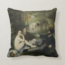 Mittagessen im Gras von Edouard Manet Kissen