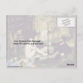 Mittagessen im Gras von Edouard Manet Postkarte (Rückseite)