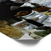 Mittagessen im Grass (Le déjeuner sur l'herbe) Poster (Ecke)