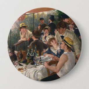 Mittagessen im Party - Auguste Renoir Button