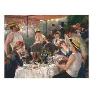 Mittagessen im Party - Auguste Renoir Fotodruck