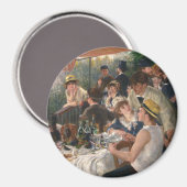 Mittagessen im Party - Auguste Renoir Magnet (Vorderseite/Rückseite)