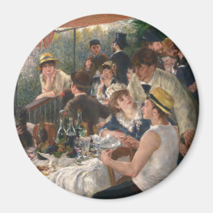Mittagessen im Party - Auguste Renoir Magnet