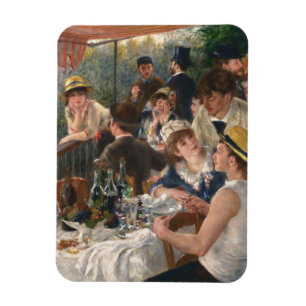 Mittagessen im Party - Auguste Renoir Magnet