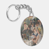 Mittagessen im Party - Auguste Renoir Schlüsselanhänger (Vorderseite links)