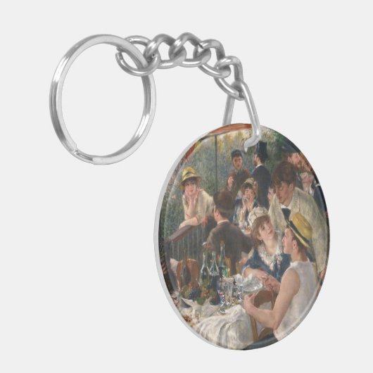 Mittagessen im Party - Auguste Renoir Schlüsselanhänger (Vorderseite links)