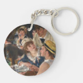 Mittagessen im Party - Auguste Renoir Schlüsselanhänger (Rückseite)