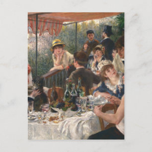 Mittagessen im Party - Renoir Einladungspostkarte