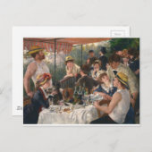 Mittagessen im Party - Renoir Postkarte (Vorne/Hinten)
