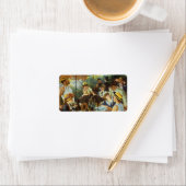 Mittagessen im Party von Pierre Renoir Adressaufkleber (Insitu)