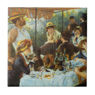 Mittagessen im Party von Pierre Renoir Fliese