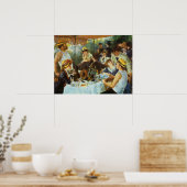 Mittagessen im Party von Pierre Renoir Poster (Küche)