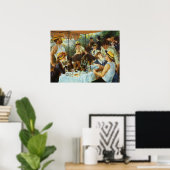Mittagessen im Party von Pierre Renoir Poster (Heimbüro)