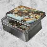 Mittagessen im Party von Pierre Renoir Puzzle<br><div class="desc">Das Luncheon des Boating-Party (1881) von Renoir ist ein Vintager Impressionismus der Kunstmalerei. Der Künstler Gustave Caillebotte sitzt unten rechts. Renoirs zukünftige Ehefrau Aline Charigot spielt im Vordergrund mit einem kleinen Hund. Eine Gruppe von Renoir-Freunden entspannen und genießen Sie ein lässiges Mittag-Party am Nachmittag auf einem Balkon im Restaurant Maison...</div>