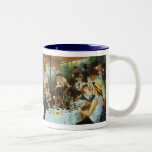 Mittagessen im Party von Pierre Renoir Zweifarbige Tasse